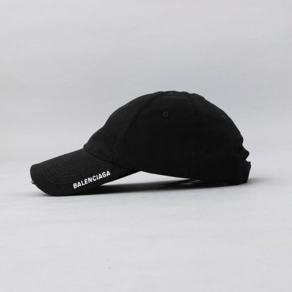 Balenciaga Cap 416 B8 M LBE 9960 Logo Hat Beige